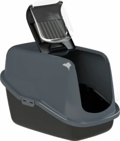 PeeWee Kattenbak EcoHus Startpakket - Antraciet - 56 X 39 X 38,5 Cm -Huisdierbenodigdheden 1017x1200 1