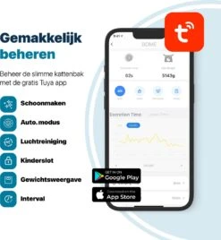 BOME Automatische Kattenbak - Zelfreinigende Kattenbak - Met App En Touchscreen - 65L 15 BOME Automatische Kattenbak - Zelfreinigende Kattenbak - Met App En Touchscreen - 65L -Huisdierbenodigdheden 1105x1200 1