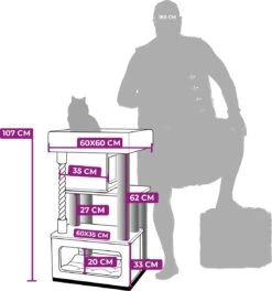 Petrebels Lodge 107 Krabpaal - Cappuccino - Design - Zeer Stabiel 17 Petrebels Lodge 107 Krabpaal - Cappuccino - Design - Zeer Stabiel -Huisdierbenodigdheden 1121x1200