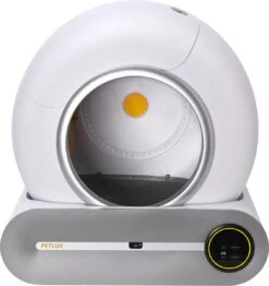 Merkloos Petlux® Zelfreinigende Automatische Kattenbak Met App En LED-Touch -Huisdierbenodigdheden 1131x1200 2