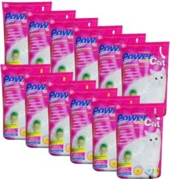 Merkloos PowerCat Silicaat Kattenbakvulling Met Energy Kristallen - 12 X 5L -Huisdierbenodigdheden 1138x1200 1