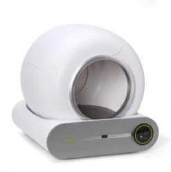 Merkloos Petlux® Zelfreinigende Automatische Kattenbak Met App En LED-Touch -Huisdierbenodigdheden 1197x1200 2