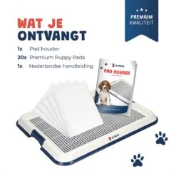 JC Pets Premium Pad Houder Met Rooster - Inclusief 20 Puppy Training Pads - Hondentoilet - Zindelijkheidstraining Hond 19 JC Pets Premium Pad Houder Met Rooster - Inclusief 20 Puppy Training Pads - Hondentoilet - Zindelijkheidstraining Hond -Huisdierbenodigdheden 1199x1200 5