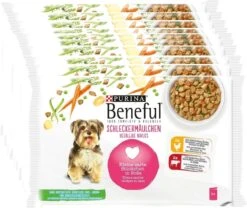 Huisdierbenodigdheden 48 Beneful Pouch - Hondenvoer Kip & Rund In Saus - 40 X 100 G