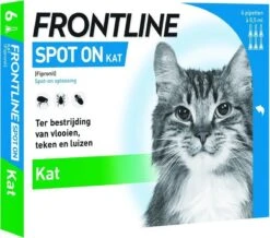 Frontline Spot-On Anti Vlooienmiddel Kat - 6 Pipetten -Huisdierbenodigdheden 1200x1057 1