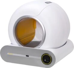 Merkloos Petlux® Zelfreinigende Automatische Kattenbak Met App En LED-Touch -Huisdierbenodigdheden 1200x1097 2