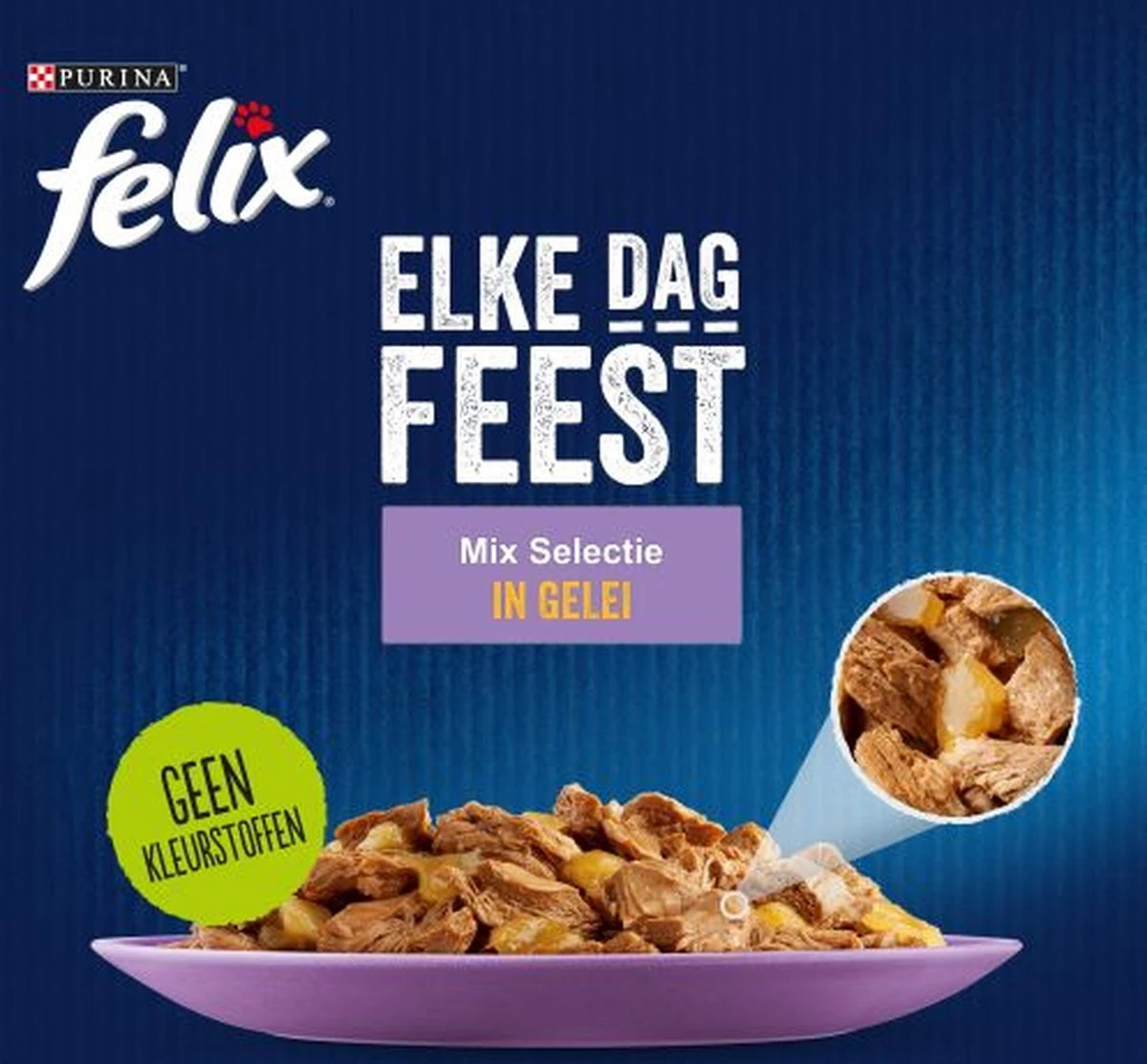 Purina Felix Elke Dag Feest - Kattenvoer Nat - Mix Selectie In Gelei - 120-pack 8 Purina Felix Elke Dag Feest - Kattenvoer Nat - Mix Selectie In Gelei - 120-pack - Afbeelding 6