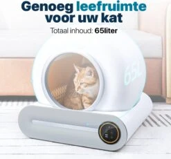 BOME Automatische Kattenbak - Zelfreinigende Kattenbak - Met App En Touchscreen - 65L 17 BOME Automatische Kattenbak - Zelfreinigende Kattenbak - Met App En Touchscreen - 65L -Huisdierbenodigdheden 1200x1117 3