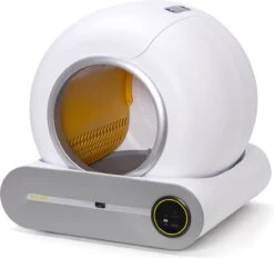 Merkloos Petlux® Zelfreinigende Automatische Kattenbak Met App En LED-Touch -Huisdierbenodigdheden 1200x1125 2