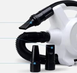 Hondenfohn - Waterblazer Met Draaiknop - 2400W Vermogen Met Warme En Koude Stand - Wit -Huisdierbenodigdheden 1200x1130