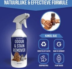 Petsly Odour & Stain Remover - Geurverwijderaars - Urine Vlekken Verwijderen Urinegeur Verwijderen Met Plantaardige Enzymen - 1L -Huisdierbenodigdheden 1200x1142 1