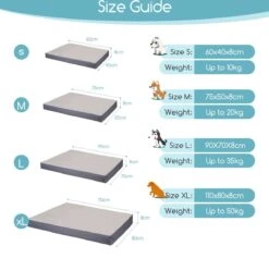 Nobleza Orthopedische Hondenkussen Wasbaar - Hondenbed - Maat S: 60 X 40 X 8 Cm - Grijs 12 Nobleza Orthopedische Hondenkussen Wasbaar - Hondenbed - Maat S: 60 X 40 X 8 Cm - Grijs -Huisdierbenodigdheden 1200x1150 5