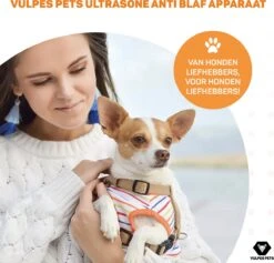 Vulpes Pets® Ultrasone Anti Blaf Apparaat – 3-in-1 Anti Blaf Apparaat Pro - Diervriendelijk & Zonder Schok - Alternatief Anti Blafband - Voor Kleine & Grote Honden - Audio - Flashlight - USB-Oplaadbaar -Huisdierbenodigdheden 1200x1151 1