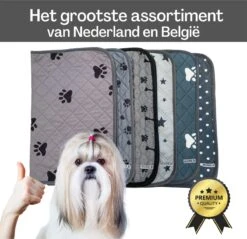 XXL Puppy Training Pad - Plasmat - Zwart - 104 X 104 Cm - Hondentoilet - Herbruikbaar - Wasbaar 16 XXL Puppy Training Pad - Plasmat - Zwart - 104 X 104 Cm - Hondentoilet - Herbruikbaar - Wasbaar -Huisdierbenodigdheden 1200x1163