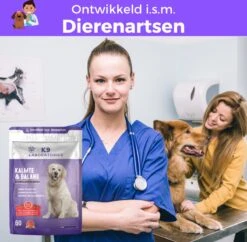 K9 Laboratories - Kalmte & Balans - Supplement - Voor Honden - Tegen Angst - Stress - Agressie - L-tryptofaan - Valeriaan - Hennepzaadolie - 60 Stuks - Voor Een Rustige Hond -Huisdierbenodigdheden 1200x1176