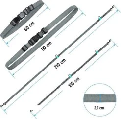 Oak's First Elastische En Diervriendelijke Looplijn Met Heupriem - Hondenriem - 150cm/210cm - Grijs 10 Oak's First Elastische En Diervriendelijke Looplijn Met Heupriem - Hondenriem - 150cm/210cm - Grijs -Huisdierbenodigdheden 1200x1180 1