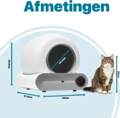 BOME Automatische Kattenbak - Zelfreinigende Kattenbak - Met App En Touchscreen - 65L 21 BOME Automatische Kattenbak - Zelfreinigende Kattenbak - Met App En Touchscreen - 65L -Huisdierbenodigdheden 1200x1182 3