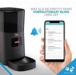Pretty Paws PP005 Wifi Voerautomaat Zwart - Automatische Voerbak - Slimme Voerautomaat Met App - Instelbaar Voedingsschema - WIFI -Huisdierbenodigdheden 1200x1190 8