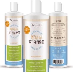 Huisdierbenodigdheden 33 Oxyfresh Pets Hondenshampoo & Kattenshampoo - 237ml - Diervriendelijke Shampoo Voor Honden En Katten Zonder Irriterende Bestanddelen