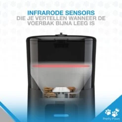 Pretty Paws PP005 Wifi Voerautomaat Zwart - Automatische Voerbak - Slimme Voerautomaat Met App - Instelbaar Voedingsschema - WIFI -Huisdierbenodigdheden 1200x1199 11