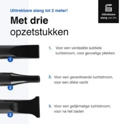 Vivid Green Waterblazer Met 3 Opzetstukken - Hondenfohn - Voor Honden - Met Geluiddemper - 2800W 17 Vivid Green Waterblazer Met 3 Opzetstukken - Hondenfohn - Voor Honden - Met Geluiddemper - 2800W -Huisdierbenodigdheden 1200x1200 130