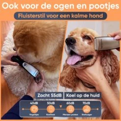 Happysnoots Hondentondeuse Draadloos Voor Dikke Vacht - Tondeuse Hond & Kat - Hondentrimmer - Professioneel Dieren Tondeuse -Huisdierbenodigdheden 1200x1200 173