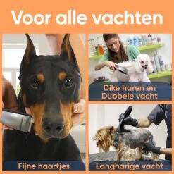 Happysnoots Hondentondeuse Draadloos Voor Dikke Vacht - Tondeuse Hond & Kat - Hondentrimmer - Professioneel Dieren Tondeuse -Huisdierbenodigdheden 1200x1200 177