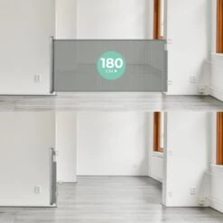 Château Animaux® - Tot 180cm Breed Traphekje Oprolbaar Hond - Stijlvolle Oplossing - Dieren Hek - Honden Hek -Huisdierbenodigdheden 1200x1200 186