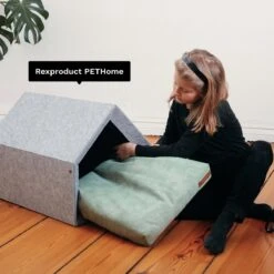 Rexproduct Hondenkussen - Hondenmand - Hondenbed Met Rits En Wasbaar - Manden & Kussens 90 X 110 CM - 0 Tot 80 Kg - SoftPet Groen -Huisdierbenodigdheden 1200x1200 194