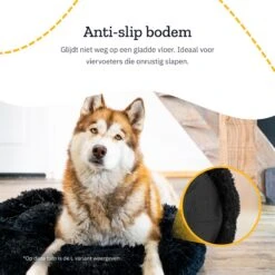 All 4 Pets Supply® Hondenmand Donut - Maat XL - Geschikt Voor Honden Tot 100 Cm - Hondenkussen - Zwart -Huisdierbenodigdheden 1200x1200 213