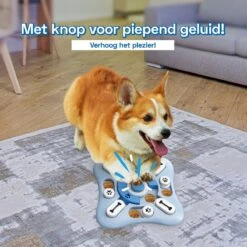 Honden Speelgoed Intelligentie – Hondenpuzzel - Interactieve Training – Voorkomt Verveling – 16 Vakjes – 11 Verplaatsbare Schuifjes - Denkspelletjes Voor Honden - Anti Schrokbak Hond – LumifyMe 12 Honden Speelgoed Intelligentie – Hondenpuzzel - Interactieve Training – Voorkomt Verveling – 16 Vakjes – 11 Verplaatsbare Schuifjes - Denkspelletjes Voor Honden - Anti Schrokbak Hond – LumifyMe -Huisdierbenodigdheden 1200x1200 243