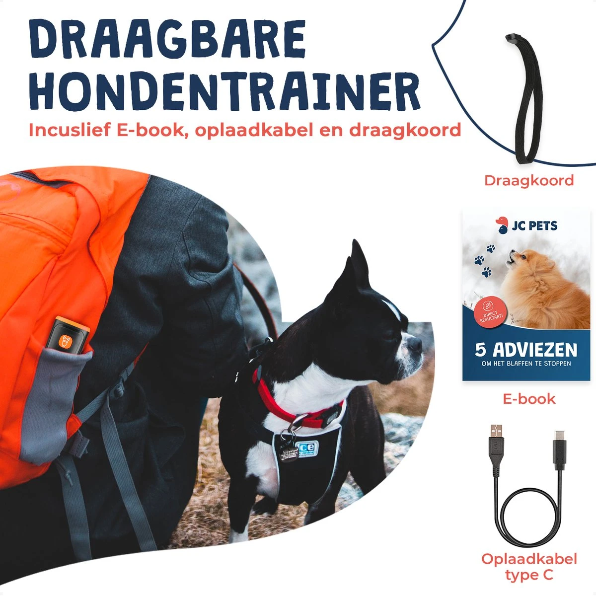 JC Pets Ultrasone Anti Blaf Apparaat Voor Kleine En Grote Honden - Oplaadbaar - Alternatief Anti Blafband Voor Honden - Diervriendelijk & Zonder Schok 6 JC Pets Ultrasone Anti Blaf Apparaat Voor Kleine En Grote Honden - Oplaadbaar - Alternatief Anti Blafband Voor Honden - Diervriendelijk & Zonder Schok - Afbeelding 4