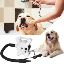 Hondenfohn - Waterblazer Met Draaiknop - 2400W Vermogen Met Warme En Koude Stand - Wit -Huisdierbenodigdheden 1200x1200 314