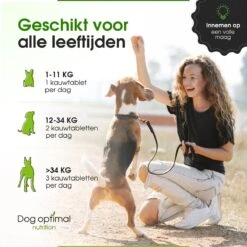 DOG OPTIMAL Gewricht Supplement 120 Stuks - Mobility - Glucosamine Hond - Artrose - Heupdysplasie - Gewrichten - Hondensnacks - Hondenkoekjes - Hondensupplementen - Honden - Puppy - Hondenvoeding 13 DOG OPTIMAL Gewricht Supplement 120 Stuks - Mobility - Glucosamine Hond - Artrose - Heupdysplasie - Gewrichten - Hondensnacks - Hondenkoekjes - Hondensupplementen - Honden - Puppy - Hondenvoeding -Huisdierbenodigdheden 1200x1200 325