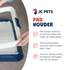 JC Pets Premium Pad Houder Met Rooster - Inclusief 20 Puppy Training Pads - Hondentoilet - Zindelijkheidstraining Hond 17 JC Pets Premium Pad Houder Met Rooster - Inclusief 20 Puppy Training Pads - Hondentoilet - Zindelijkheidstraining Hond -Huisdierbenodigdheden 1200x1200 364