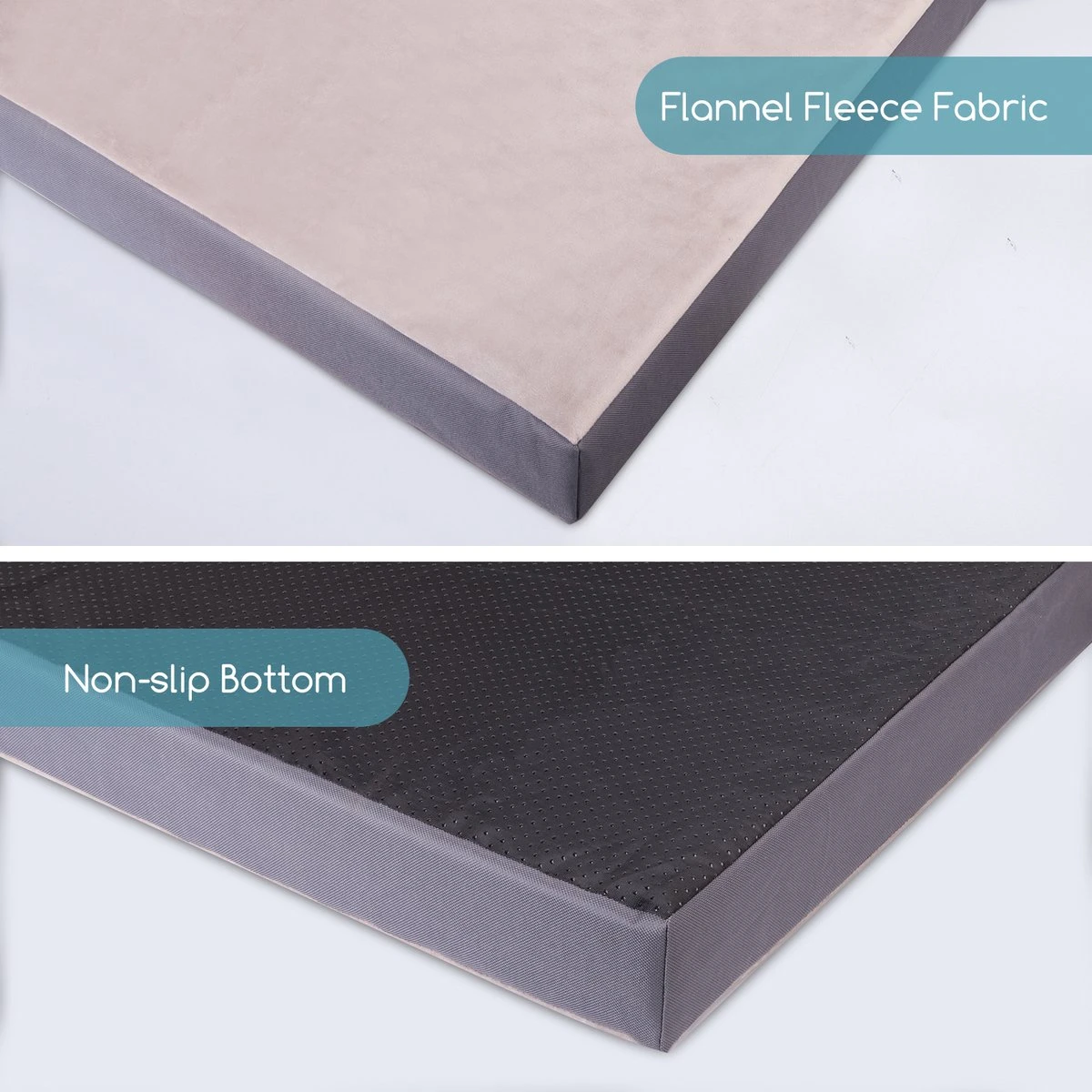 Nobleza Orthopedische Hondenkussen Wasbaar - Hondenbed - Maat S: 60 X 40 X 8 Cm - Grijs 6 Nobleza Orthopedische Hondenkussen Wasbaar - Hondenbed - Maat S: 60 X 40 X 8 Cm - Grijs - Afbeelding 4