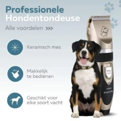 BYER Professionele Dieren Tondeuse Set - Voor Huisdieren Katten & Honden - Draadloos - Oplaadbare Pet Trimmer - Dog Tondeuze Clipper - 5 Standen & Vier Opzetkammen - Low Noise 16 BYER Professionele Dieren Tondeuse Set - Voor Huisdieren Katten & Honden - Draadloos - Oplaadbare Pet Trimmer - Dog Tondeuze Clipper - 5 Standen & Vier Opzetkammen - Low Noise -Huisdierbenodigdheden 1200x1200 430
