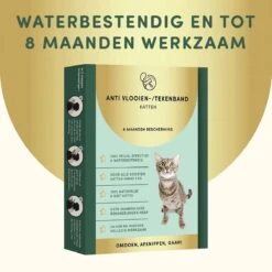 3 Stuks Vlooienband Kat Tekenband - 100% Natuurlijk Veilig En Waterbestendig -Huisdierbenodigdheden 1200x1200 560