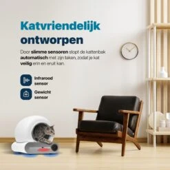 BOME Automatische Kattenbak - Zelfreinigende Kattenbak - Met App En Touchscreen - 65L 14 BOME Automatische Kattenbak - Zelfreinigende Kattenbak - Met App En Touchscreen - 65L -Huisdierbenodigdheden 1200x1200 605