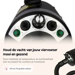 Captain Pup's Professionele Hondenföhn Met 4 Opzetstukken - Bijgeleverde Hondenborstel - Waterblazer Voor Honden - Zwart -Huisdierbenodigdheden 1200x1200 68