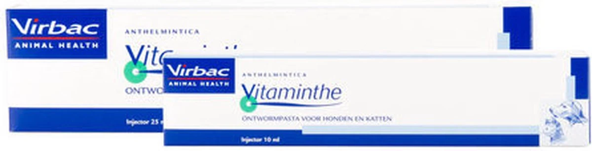 Virbac Vitaminthe Ontwormingspasta - Hond & Kat - 25 Ml 4 Virbac Vitaminthe Ontwormingspasta - Hond & Kat - 25 Ml - Afbeelding 2