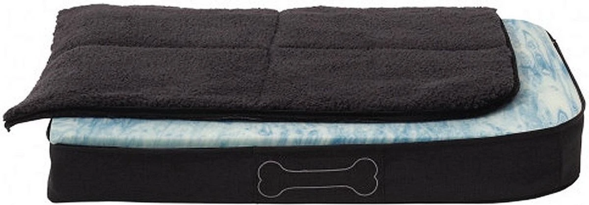 Sun Garden Pallina Orthopedisch Hondenkussen 120x80x27cm Antraciet/Grijs 8 Sun Garden Pallina Orthopedisch Hondenkussen 120x80x27cm Antraciet/Grijs - Afbeelding 6