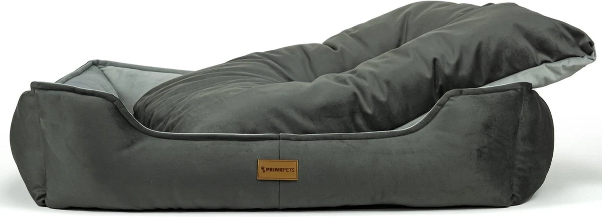 Primeplus Grote Hondenmand XL - Grijs - 100x80x20 CM - Orthopedische Hondenmanden - Hondenkussen 19 Primeplus Grote Hondenmand XL - Grijs - 100x80x20 CM - Orthopedische Hondenmanden - Hondenkussen - Afbeelding 17