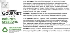 Gourmet Nature's Creations - Kattenvoer Natvoer - Zeevis - 48 X 85 Gr -Huisdierbenodigdheden 1200x569