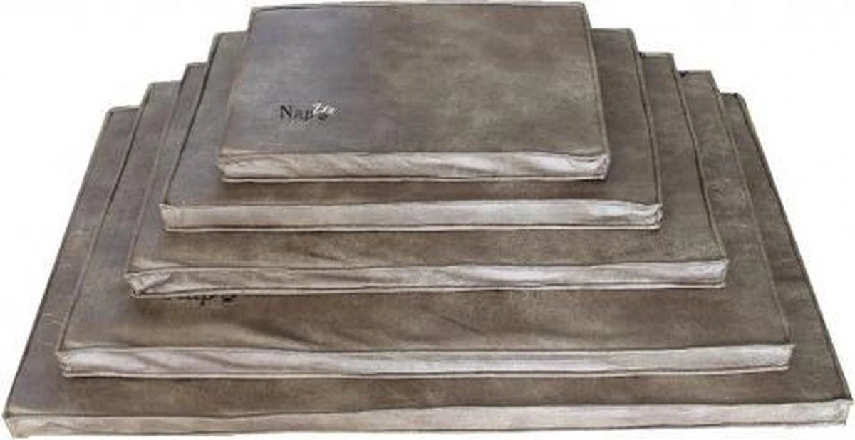 NapZZZ Benchkussen Lederlook Bruin Maat XL: 105 X 68 X 5 Cm 3 NapZZZ Benchkussen Lederlook Bruin Maat XL: 105 X 68 X 5 Cm