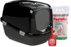 PeeWee Kattenbak XXL EcoDome Startpakket - Zwart - 66,5 X 48,5 X 46,5 Cm 18 PeeWee Kattenbak XXL EcoDome Startpakket - Zwart - 66,5 X 48,5 X 46,5 Cm -Huisdierbenodigdheden 1200x797 2