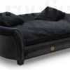 Luxe Hondensofa - Zwart - HIGH LIVING - 2 Kussens -Huisdierbenodigdheden 1200x871