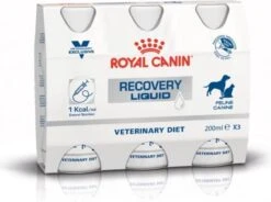 Huisdierbenodigdheden 40 Royal Canin Recovery Liquid Hond Kat 3 X 200 Ml
