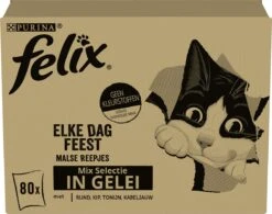 Felix Elke Dag Feest Mix Selectie In Gelei - Katten Natvoer - 80 X 85g 19 Felix Elke Dag Feest Mix Selectie In Gelei - Katten Natvoer - 80 X 85g -Huisdierbenodigdheden 1200x946 2