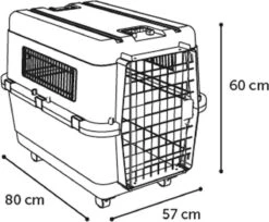 Flamingo - Hondentransportbox Nomad - L - Grijs - 57 X 80 X 60 Cm 11 Flamingo - Hondentransportbox Nomad - L - Grijs - 57 X 80 X 60 Cm -Huisdierbenodigdheden 1200x991
